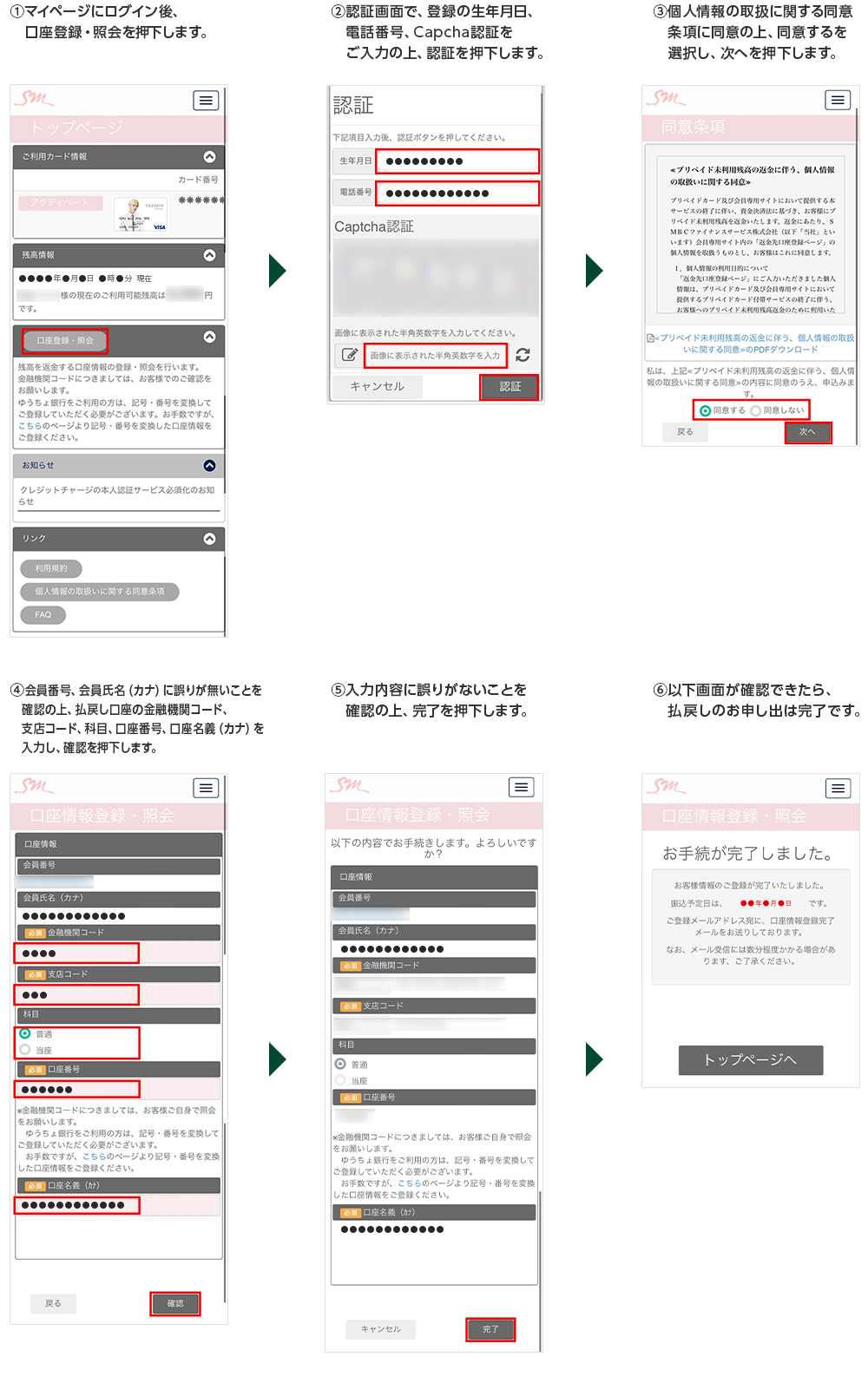 お申し出方法