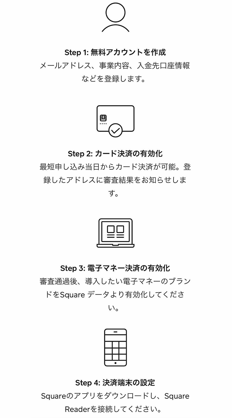 マルチ決済端末導入の流れ