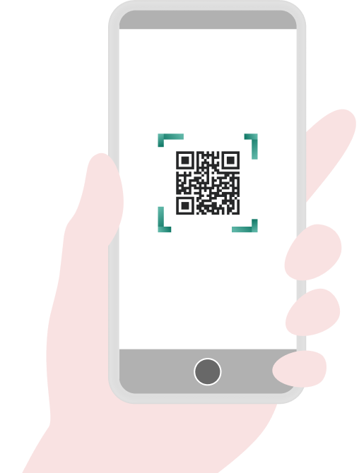 スマホでQRコードを読み込む