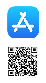 App Storeロゴ QRコード