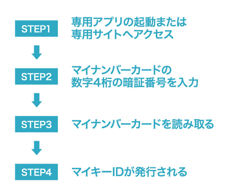 マイキーIDの発行手順