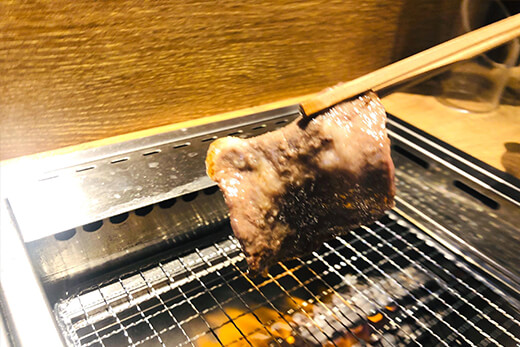 美味しそうに焼きあがったタン