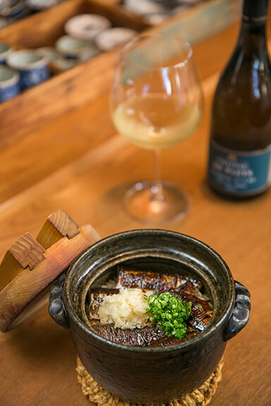 「秋刀魚と生姜の炊き込みご飯」