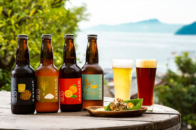小豆島の海+冷たいクラフトビール=最高の幸せ小さな醸造所が造る小豆島が凝縮された1杯