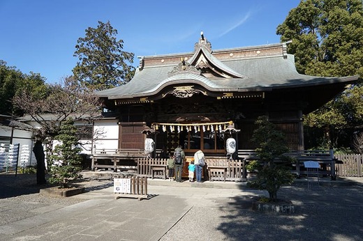 阿豆佐味天神社社殿