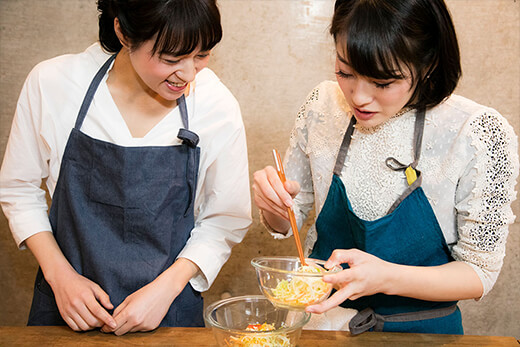 カット野菜を使ってナムル作る