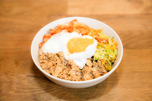 鯖缶ビビンバ