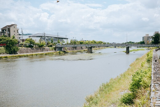 京都名物の鴨川