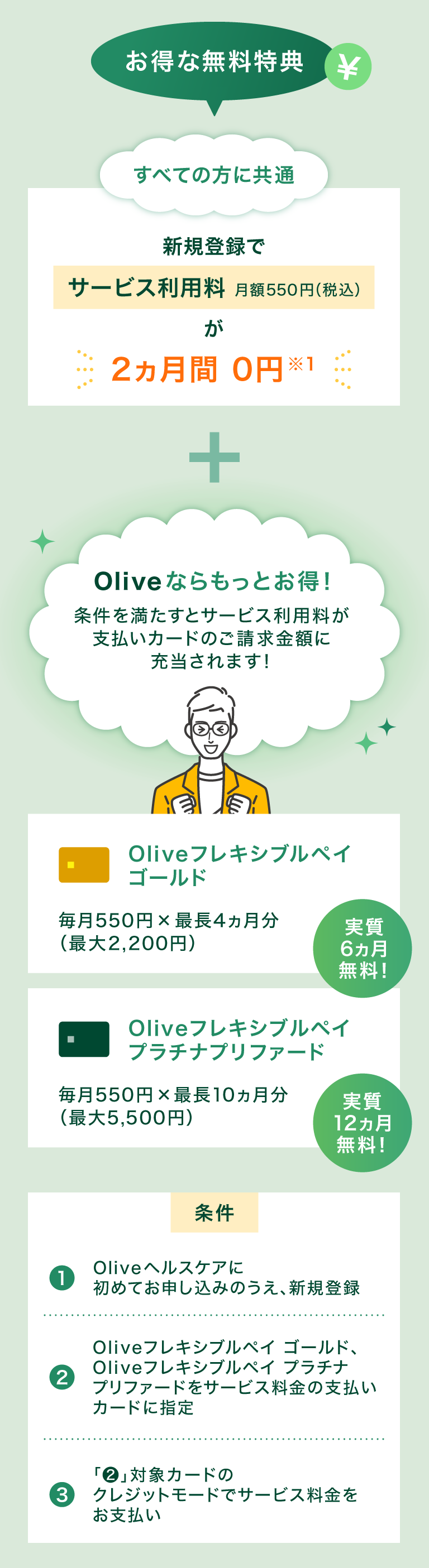 お得な無料特典