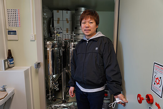元SEという経歴を持つ醸造長の松井さん