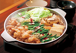 博多やまや 博多もつ鍋あごだし醤油味（野菜付） 明太子セット イメージ