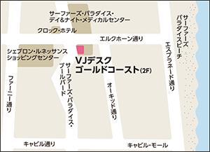 ゴールドコースト(オーストラリア) 地図