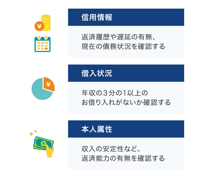 銀行の審査でチェックされるポイント