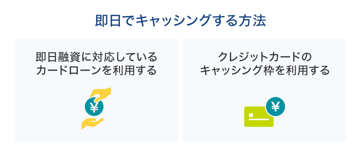 即日でキャッシングする方法