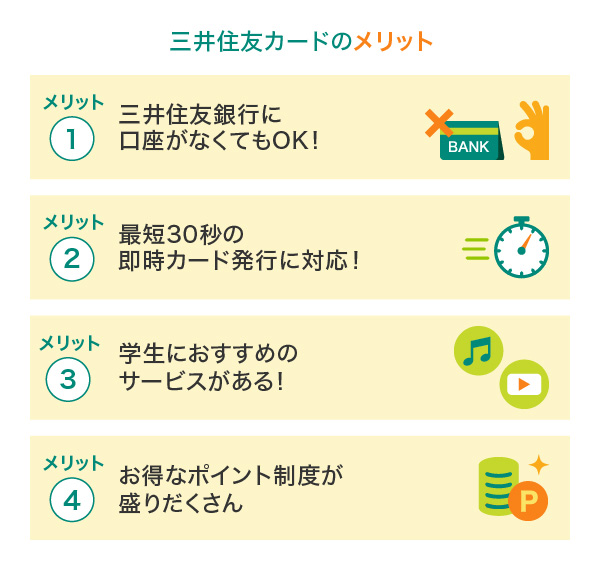 三井住友カードのメリット