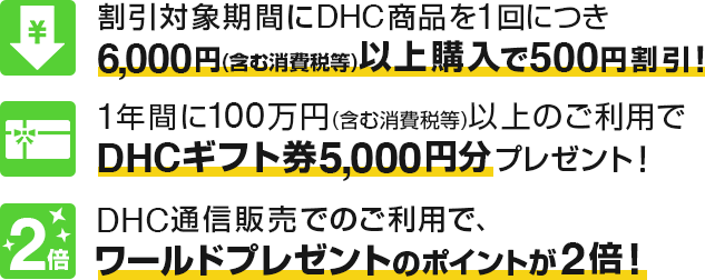 DHCカード ポイント イメージ
