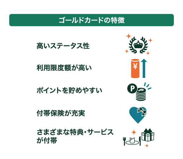 ゴールドカードの特徴