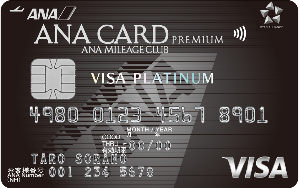 VISAの場合のカードデザイン