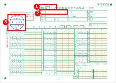 青色申告決算書 画像